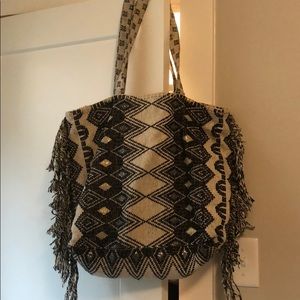Amuse society fringe beach bag